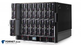 HP BladeSystem c7000 Enclosure (2x Management module, 2x GbE2c, 6x PSU, 10x FAN)
